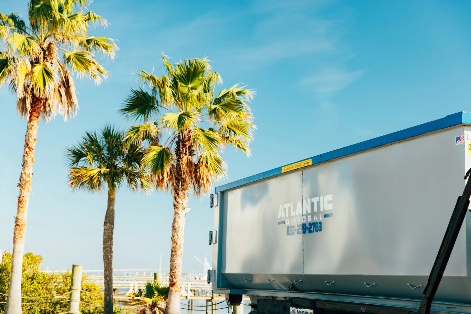 Atlantic Disposal commercial dumpster rental, waste disposal and waste service operation